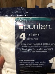 NEW 4 Pack Puritan T Shirts Mens M Medium White Short Sleeve Ring Spun 114WH WH