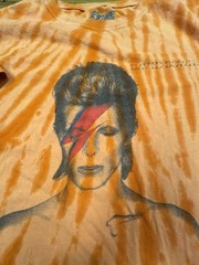 David Bowie Aladdin Sane Tie-Dye Graphic T-Shirt XL.