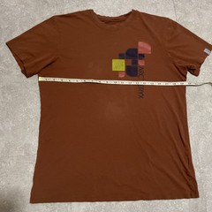 Arc’teryx Men’s T-Shirt Brown Logo Tee Short Sleeve Outdoor Cotton Medium