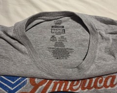 Funko Pop! Marvel Captain America First Avenger Gray Graphic T-Shirt 2XL