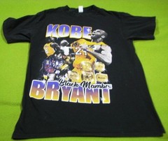 KOBE BRYANT – Black Mamba T-Shirt – 5 x Championship Rings – MVP – Size Small