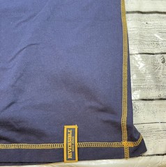 Large Ozoc Jean Co. T-shirt Crown Royal Blue Self Defense Reversible Very Rare