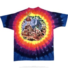 MUSHROOM ELF-2 Sd TIE DYE T-SHIRT M,L,XL,XXL Dead,Phish,Floyd,Psychedelic