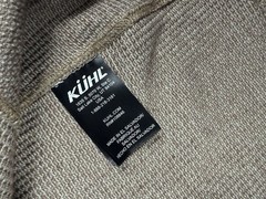 Kuhl Shirt Mens M Konflikt Henley Brown Waffle Long Sleeve Outdoors Hiking