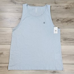 Volcom Tank Men’s Medium Blue Solid Heather New
