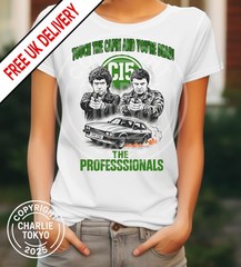 The Professionals T-Shirt Classic 80’s Ford Capri Bodie and Doyle CI5 Mens Funny