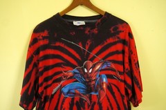 Universal Studios Spider-Man 1990’s Graphic All Over Print Vintage T-Shirt (L)