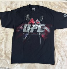 VTG UFC 94 T-Shirt Georges St-Pierre GSP vs. BJ Penn 2009 Event Promo BLK Large