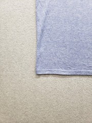 Sonoma Men Shirt M Blue White Striped Short Sleeve Crew Neck Flat Front Pullover