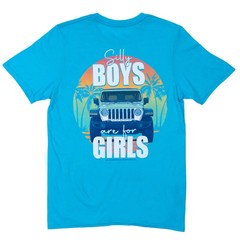 Silly Boys – Jeeps are for girls tee Jedco Licensed jeep apparel