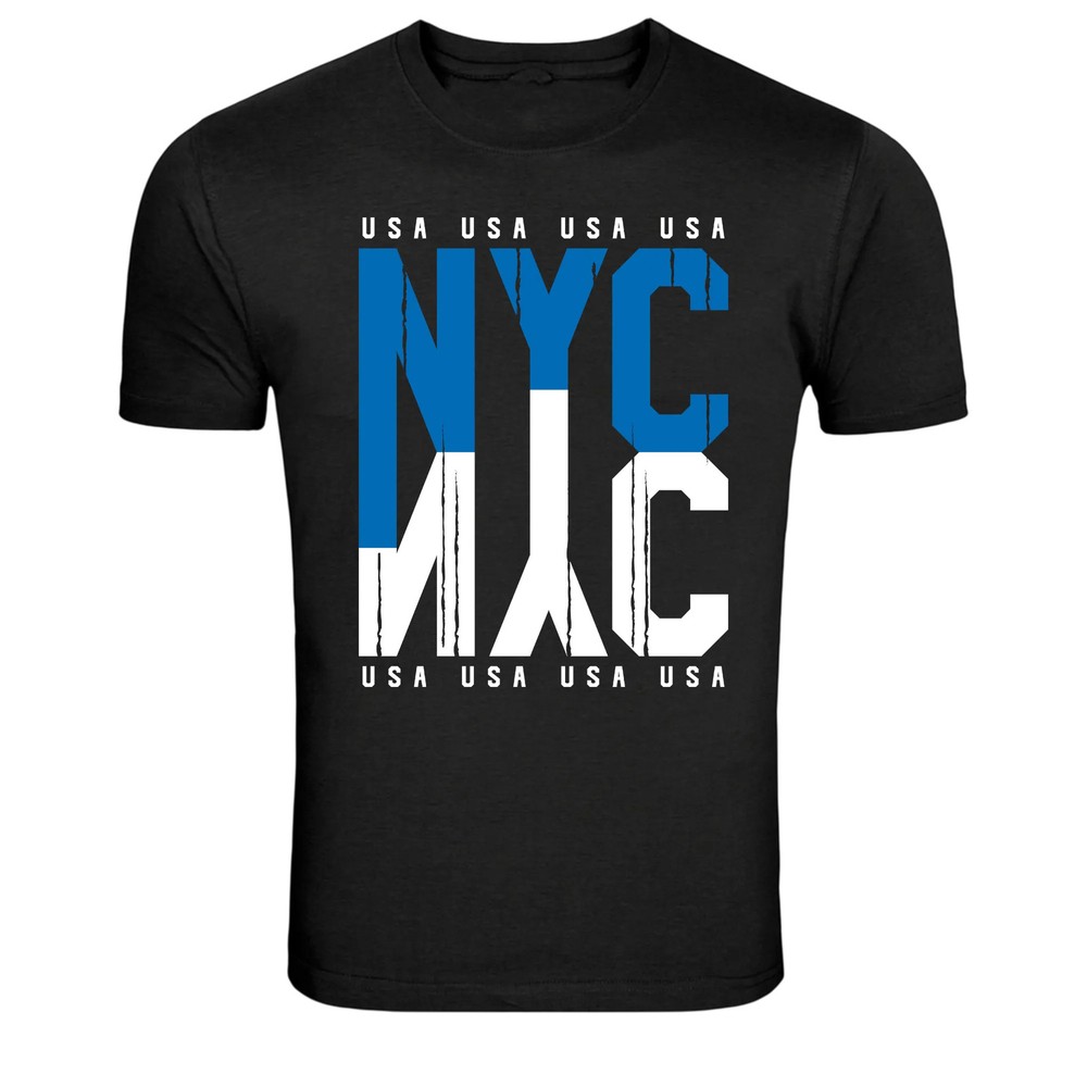 NYC USA Vintage Distressed Graphic T-Shirt