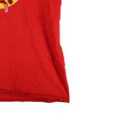 Disney Pixar Mens T-Shirt Size 2XL Red Short Sleeve Crew Neck Cotton Polyester