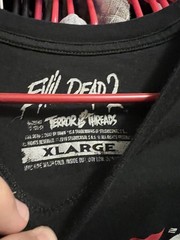 EVIL DEAD 2 Dead By Dawn Skull XL shirt terror threads fright rags tshirt