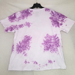 ACDC HIGH VOLTAGE Shirt Mens 2XL XXL Purple TIE DYE Casual ROCK NWT