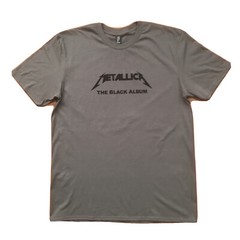 Metallica The Black Album T-Shirt 100% Ringspun Cotton NEW Mens Unisex Size S-XL