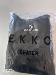Ekko Beater Men’s Solid Ribbed Comfort Core Beater Tank Top Black Size Size XL