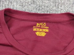 Polo Ralph Lauren Shirt Mens 2XB Maroon Short Sleeve Logo Cotton T-shirt