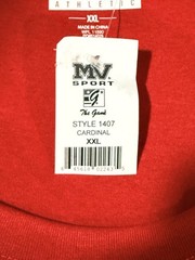“DEA ACADEMY” Red Dri-Fit Style Athletic T Shirt – Size XXL – by MV Sport – NWT!