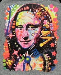Shaka Active Men’s Medium Raglan T-Shirt Graffiti Mona Lisa Hip Hop Graffiti