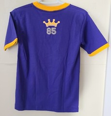 JNCO Vtg 90’s Script Logo Spellout #85 T-shirt Men’s Sz S NWT Purple