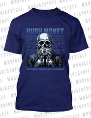 Mens 8XL Greystone Custom Big & Tall Tee Shirt Hush Money Streetwear Tshirt