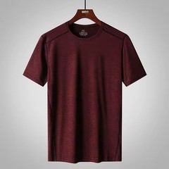 Men Big & Tall T-Shirt 6XL 7XL 8XL Casual Short Sleeve Polyester Stretch