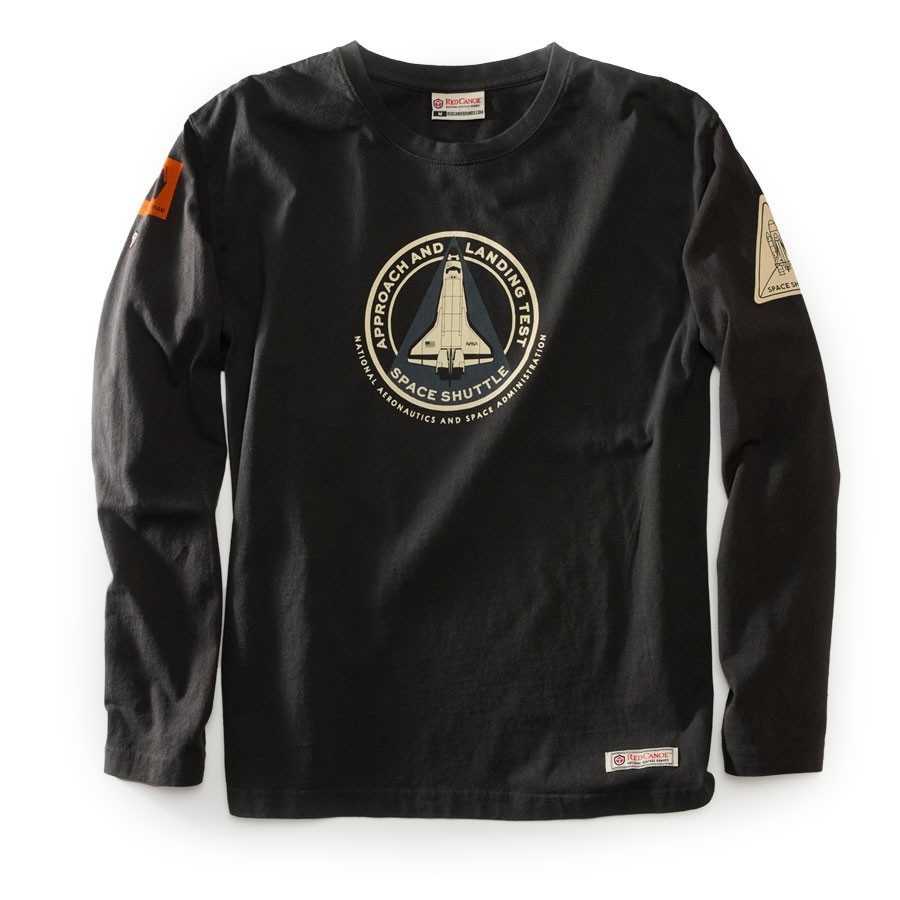 Red Canoe Men’s NASA Shuttle Long Sleeve T-Shirt