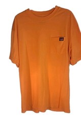 Wrangler Workwear Orange Pocket Crewneck Short Sleeve Work Tee Men’s 2XL