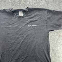 Vintage Concord Shirt Mens XL Black Live Status Airline Promo Tee Gildan y2k