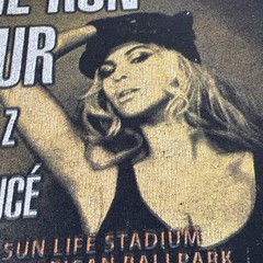 Jay Z & Beyoncé On The Run 2014 Tour Concert Shirt Adult Large Black Vintage