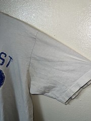 Vintage 90s Request Jeans Heart T Shirt Mens M White Patriotic Short Sleeve Love