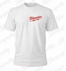 Milwaukee Style T-Shirt Men Cotton Short Sleeve Tee Multiple Colors