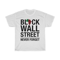 Black Lives Matter Black Box Black Wall Street Unisex Heavy Cotton Tee