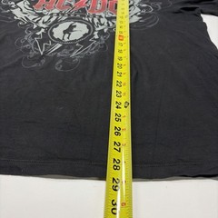 AC/DC Black Ice 2008 Album Logo size XL Black T Shirt Band Merch Tee