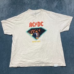 Diamond Supply Co AC/DC Highway To Hell T Shirt Mens 2XL White Tour Graphic