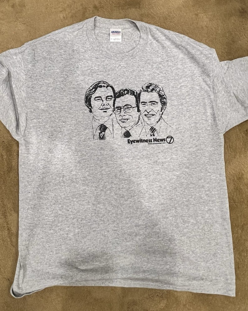Channel 7 Eyewitness News Buffalo NY Classic Line-up T-shirt. Size XL.