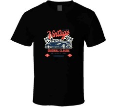 Vintage Car Graphic T Shirt