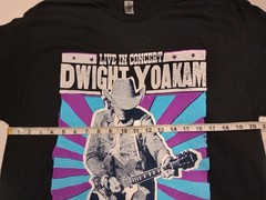Dwight Yoakam Cosmic Roundup & Rodeo Tour Shirt Large Black Concert Mavericks