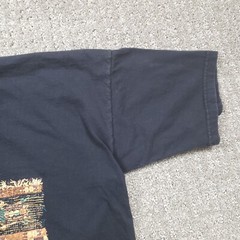 Tejido Pre Colombino Shirt Mens Large Black Cusco Machupicchu Peru Vintage