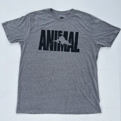 VTG Animal Pak “Built Not Born” Men’s Y2K Gray XL Soft T-Shirt Tee Bodybuilding