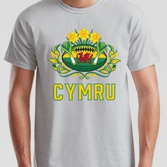 Wales Mens Womens Welsh Rugby Supporter Shirt St Davids Day Cymru National Theme
