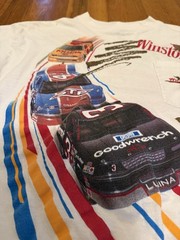 1990s Vintage NASCAR Winston Racing Men’s T-Shirt Size XL Long Sleeve