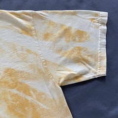 Stillz T Shirt Mens Large Yellow Acid Wash Bleach “Banana” Cartoon Street