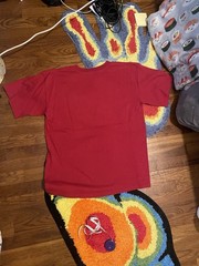 Adidas Vintage Red Tee Shirt, Tagged Size Medium (Fits a little big as shown)