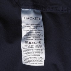 Hackett London Top Shirt Logo Button Up Blue Size M HM309527