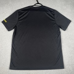 US Army Shirt Mens Large Black Star Logo Short Sleeve Lightweight Stretch USA
