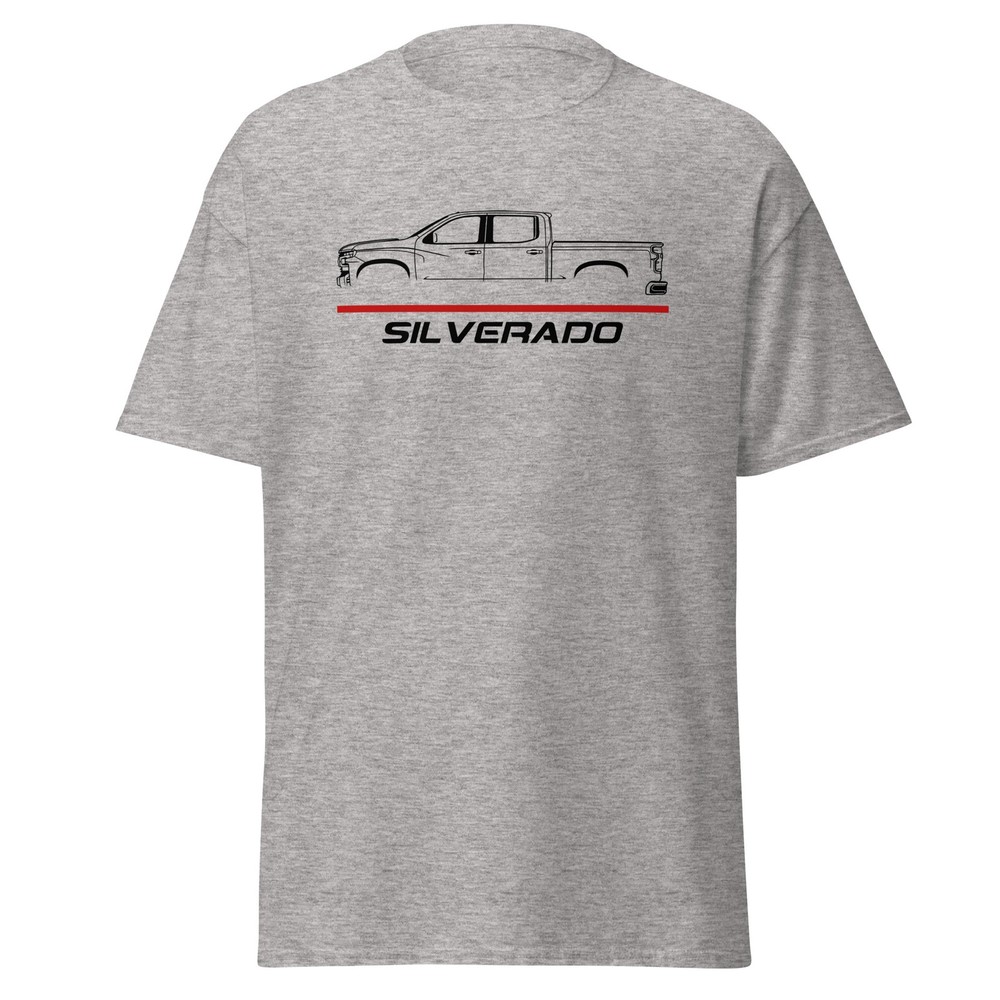 Silverado 2019 Modern Crew Cab Custom Truck Stance Graphic T-Shirt Gift
