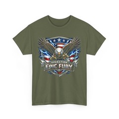 Operation Epic Fury American Flag Eagle T-Shirt
