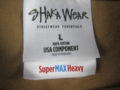 Shaka Wear Shirt Mens Large Tan Streetwear Super Max Heavy Cotton Short Sleeve
