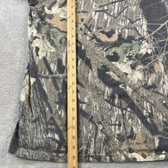 Vintage Mossy Oak Camo Henley Shirt Mens 2XL Long Sleeve Outdoor USA 90s